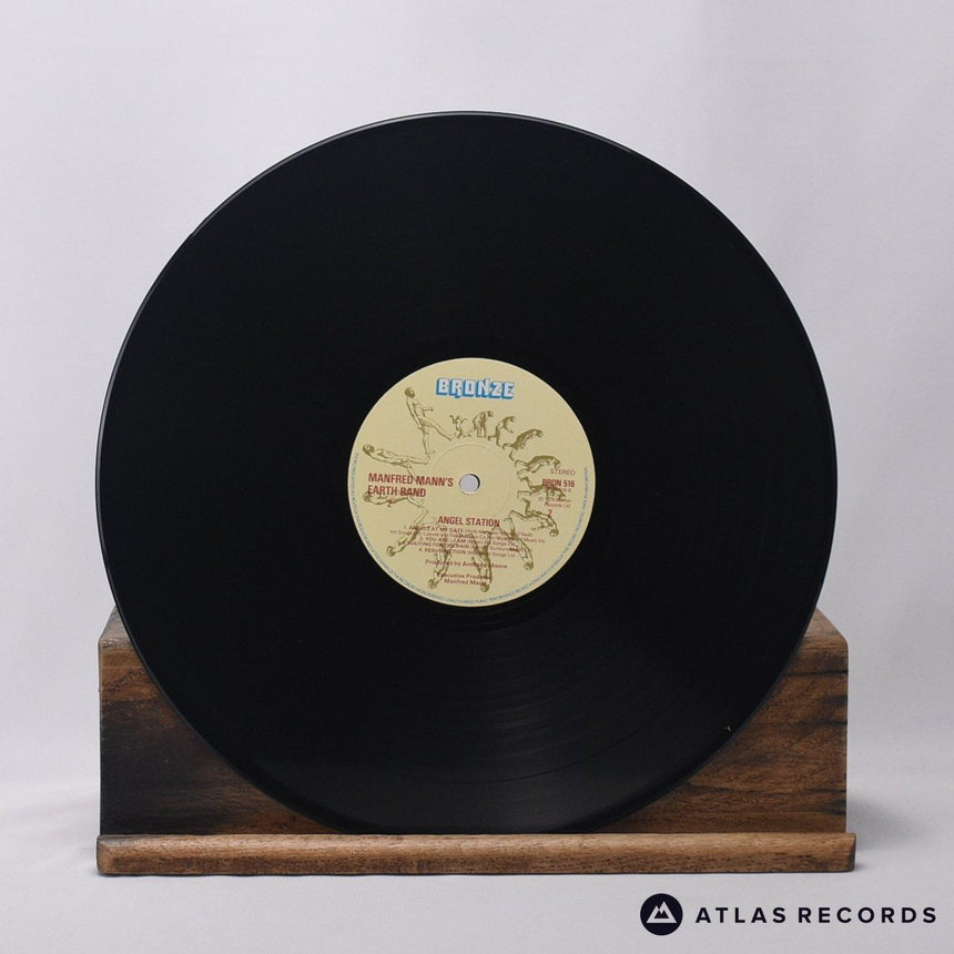 Manfred Mann's Earth Band - Angel Station - Lyric Sheet LP Vinyl Record - VG+/EX