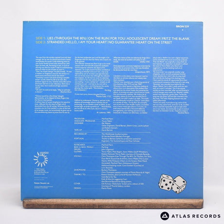 Manfred Mann's Earth Band - Chance - LP Vinyl Record - EX/EX