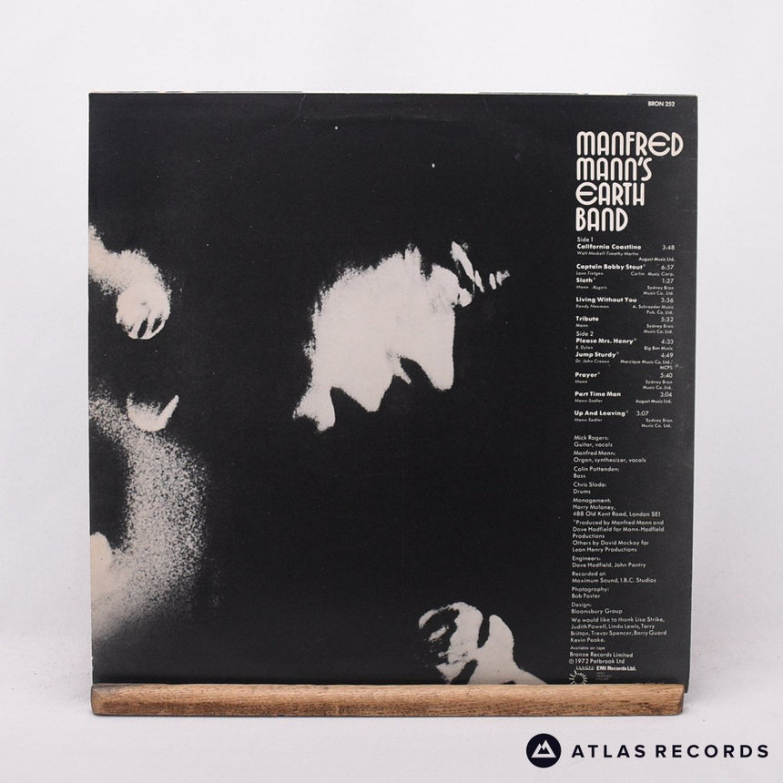 Manfred Mann's Earth Band - Manfred Mann's Earth Band - LP Vinyl Record - EX/EX