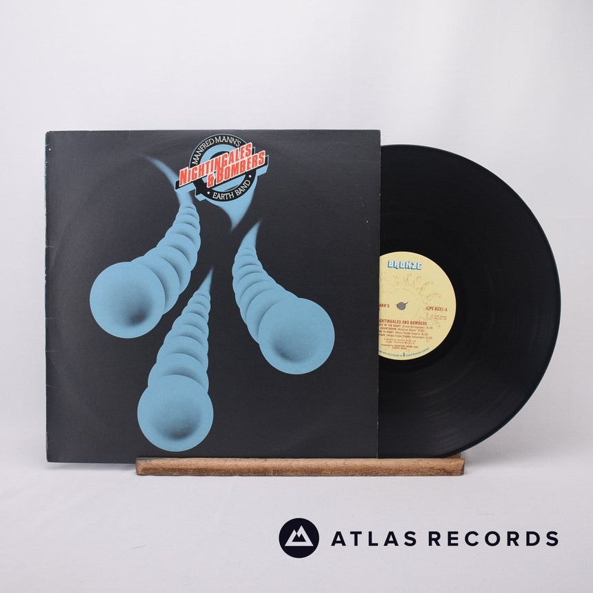 Manfred Mann's Earth Band Nightingales & Bombers LP Vinyl Record - Front Cover & Record