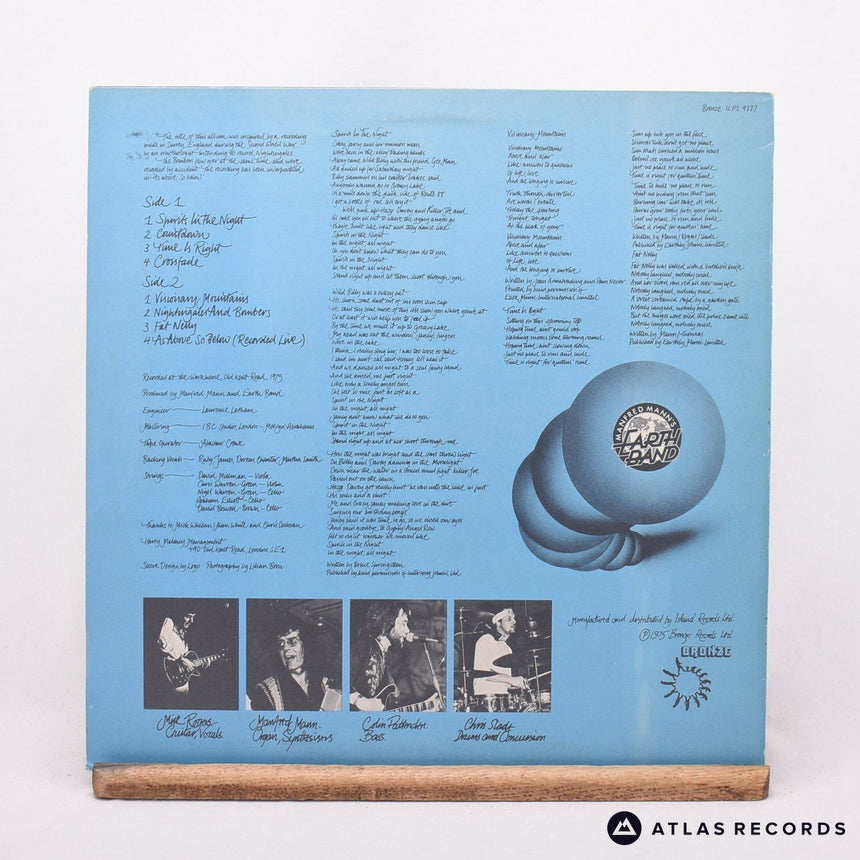 Manfred Mann's Earth Band - Nightingales & Bombers - LP Vinyl Record - EX/EX