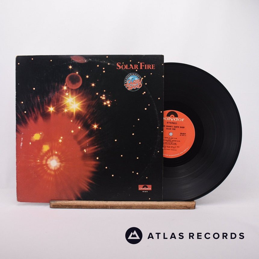 Manfred Mann's Earth Band Solar Fire LP Vinyl Record - Front Cover & Record