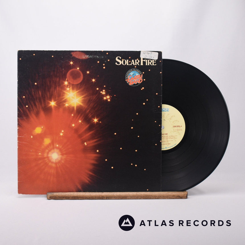 Manfred Mann's Earth Band Solar Fire LP Vinyl Record - Front Cover & Record