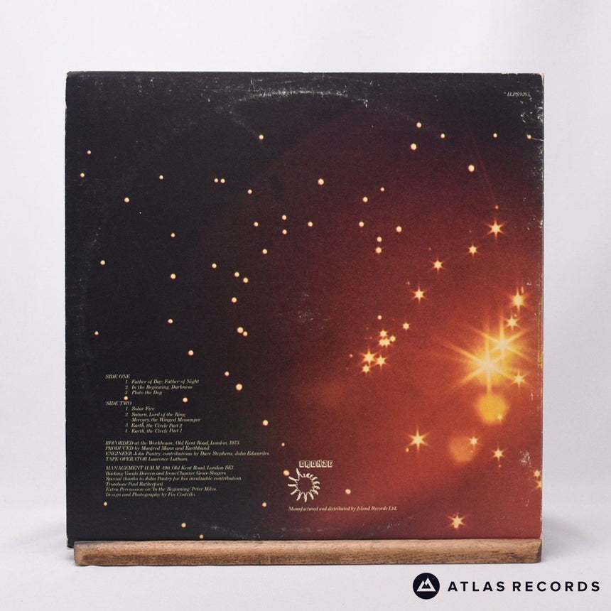 Manfred Mann's Earth Band - Solar Fire - LP Vinyl Record - VG+/VG+