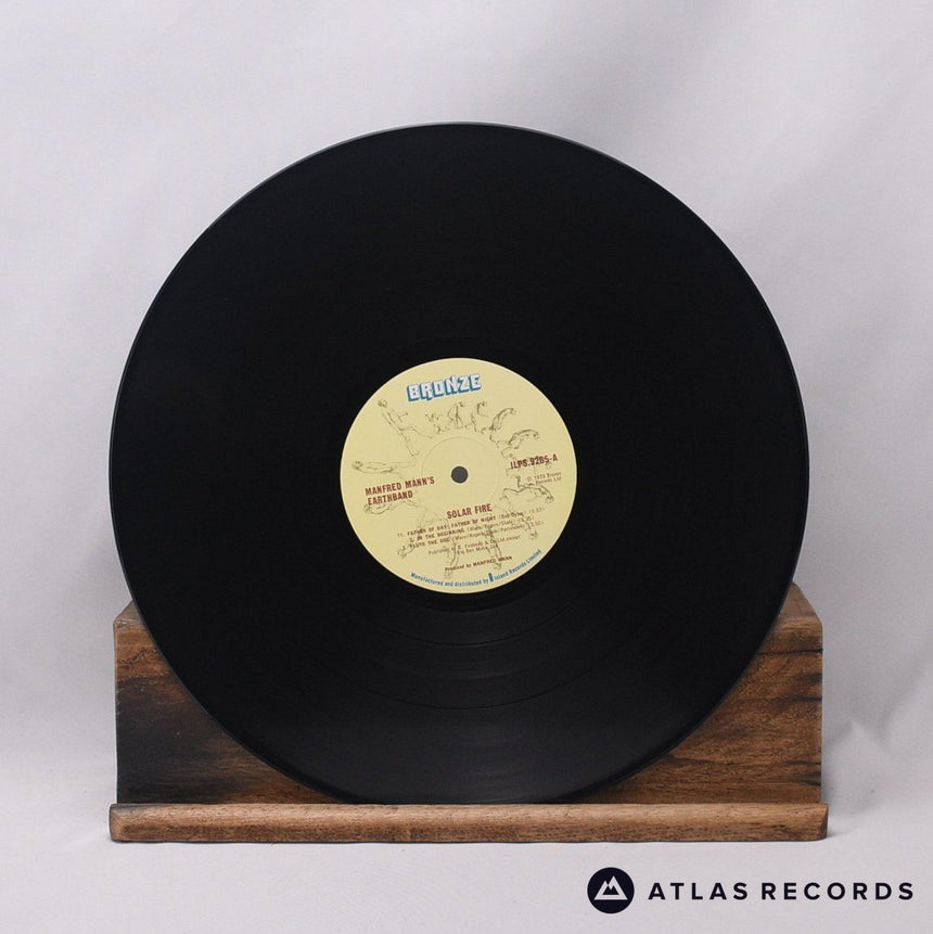 Manfred Mann's Earth Band - Solar Fire - A-2 B-1U LP Vinyl Record - EX/EX