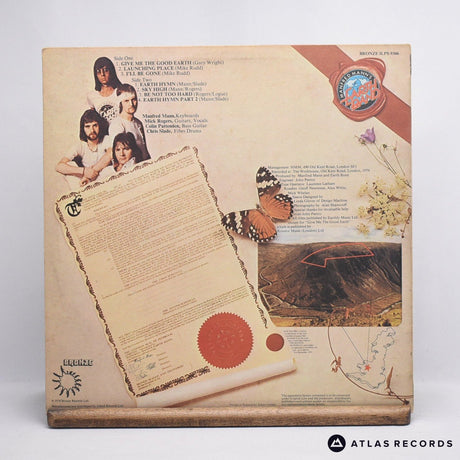 Manfred Mann's Earth Band - The Good Earth - A-2 B-2 LP Vinyl Record - EX/EX