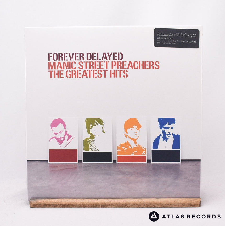 Manic Street Preachers Forever Delayed - The Greatest Hits 2 x LP Vinyl Record - Front Cover & Record