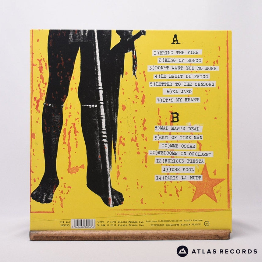 Mano Negra - King Of Bongo - A-1 B-1 LP Vinyl Record - EX/EX