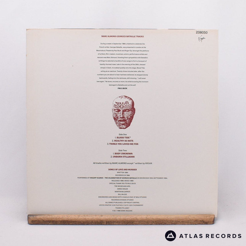 Marc Almond - Violent Silence - LP Vinyl Record - EX/EX