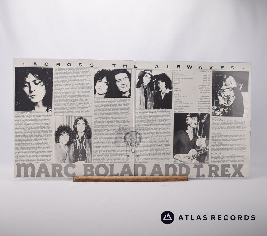 Marc Bolan - Across The Airwaves - Gatefold Mono LP Vinyl Record - EX/VG+