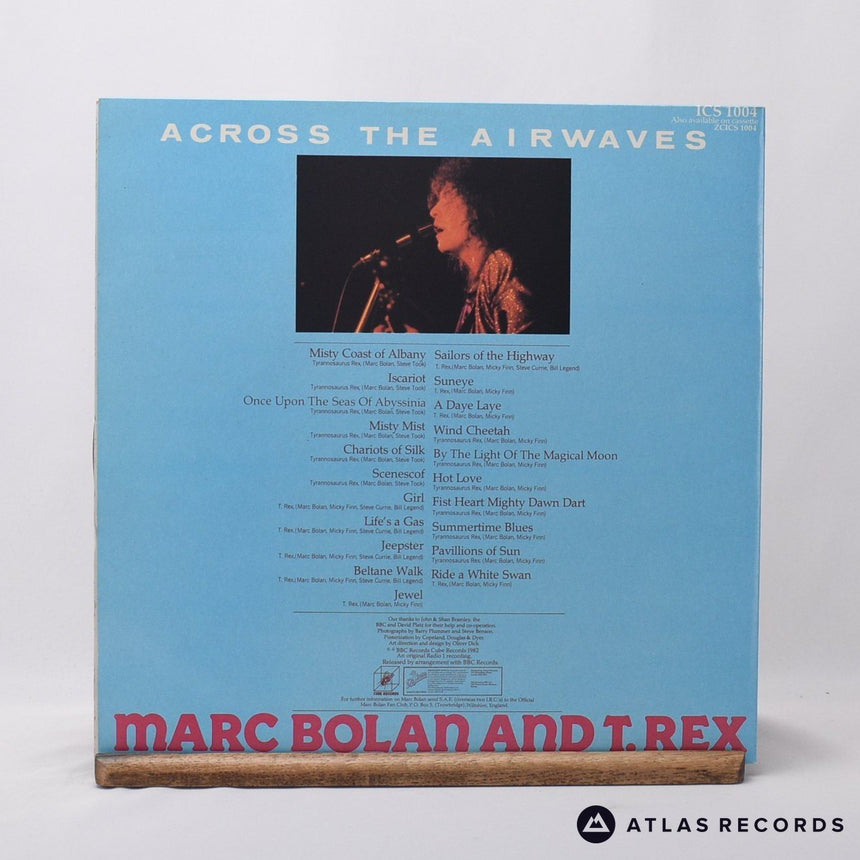 Marc Bolan - Across The Airwaves - Gatefold Mono LP Vinyl Record - EX/VG+
