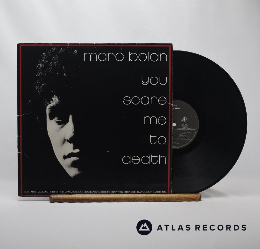 Marc Bolan You Scare Me To Death LP Vinyl Record - Front Cover & Record