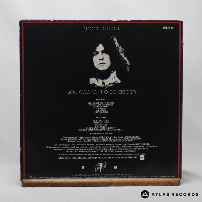 Marc Bolan - You Scare Me To Death - LP Vinyl Record - VG+/VG+