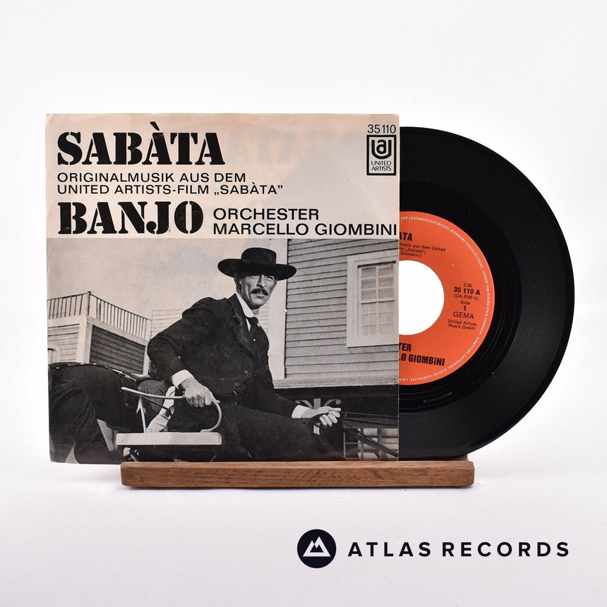 Marcello Giombini And His Orchestra Sabàta 7" Vinyl Record - Front Cover & Record