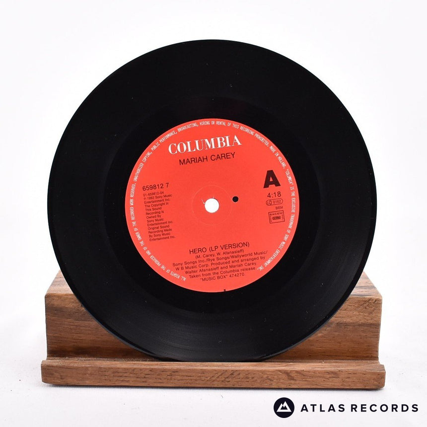 Mariah Carey - Hero - 7" Vinyl Record - EX/EX