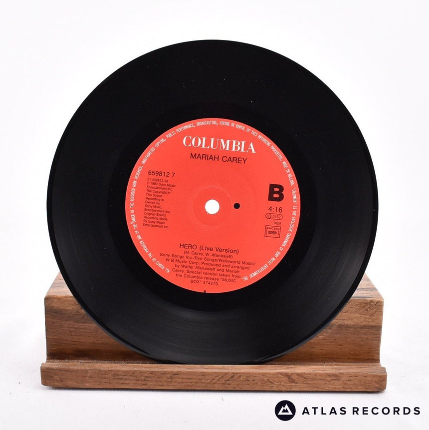 Mariah Carey - Hero - 7" Vinyl Record - EX/EX