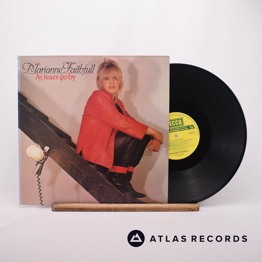 Marianne Faithfull As Tears Go By LP Vinyl Record - Front Cover & Record