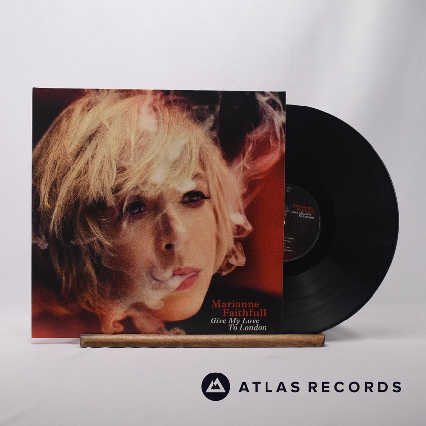 Marianne Faithfull Give My Love To London LP + CD Vinyl Record - Front Cover & Record