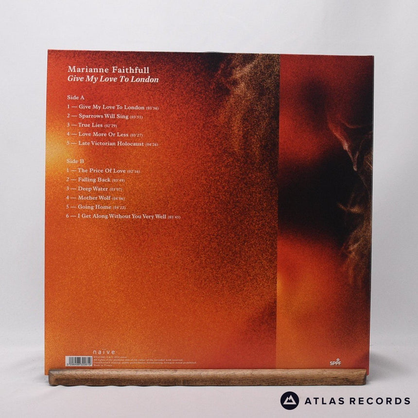 Marianne Faithfull - Give My Love To London - A2 B2 LP + CD Vinyl Record - EX/NM