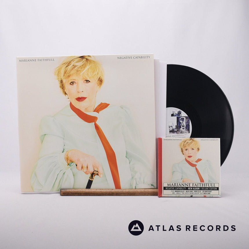 Marianne Faithfull - Negative Capability - CD + LP Box Set Vinyl Record - EX/EX
