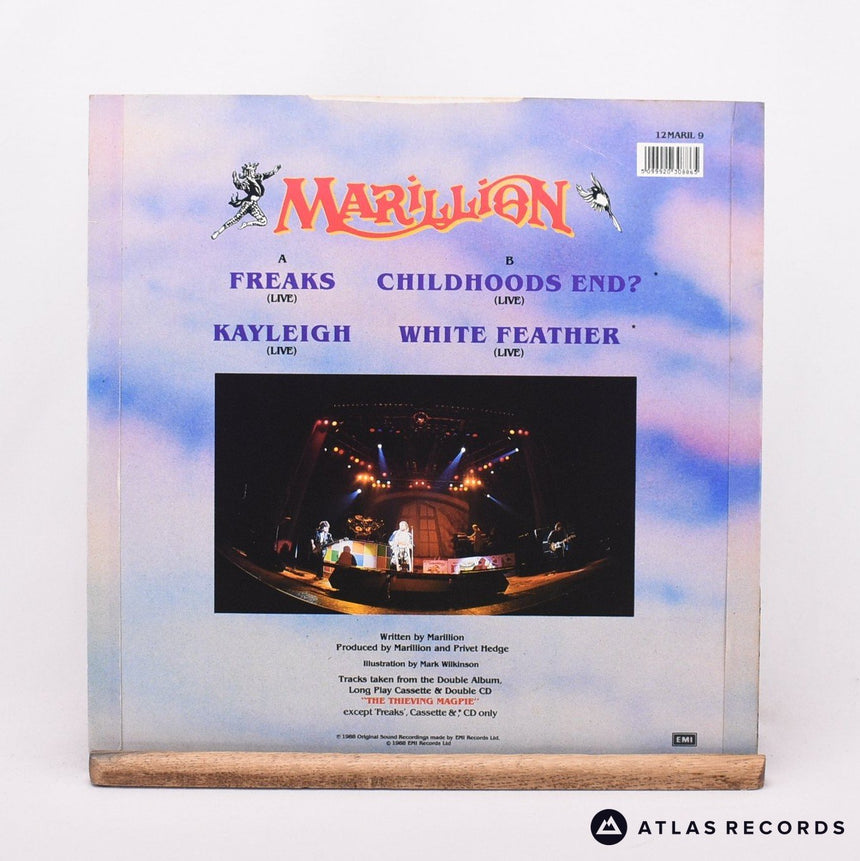 Marillion - Freaks (Live) - A-1 B-1 12" Vinyl Record - EX/EX
