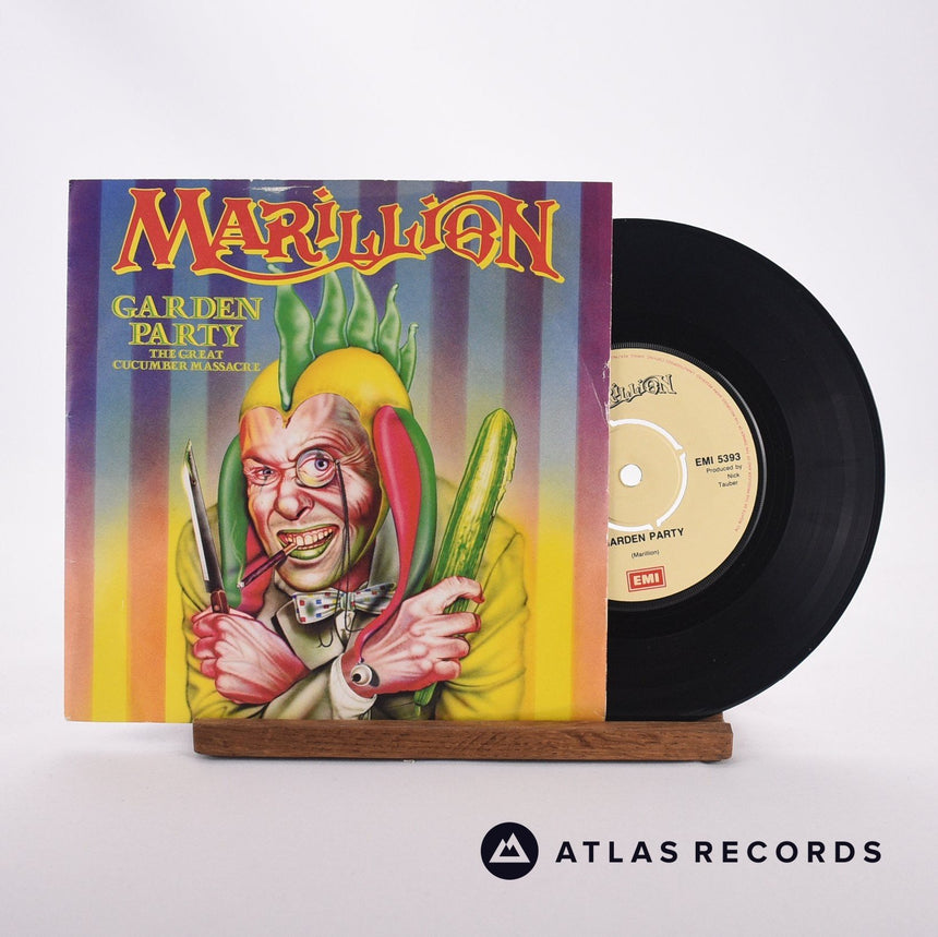 Marillion Garden Party 7" Vinyl Record - Front Cover & Record