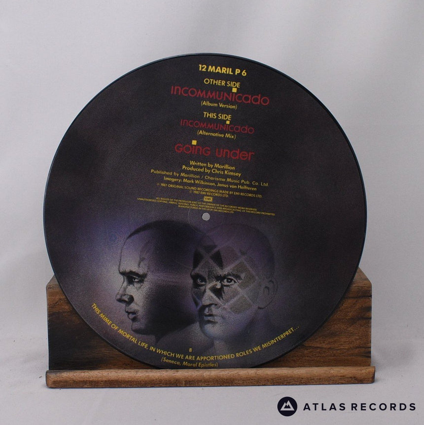 Marillion - Incommunicado - Picture Disc 12" Vinyl Record - EX