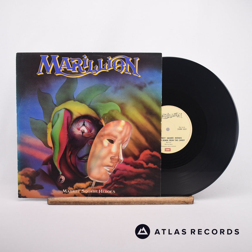 Marillion Market Square Heroes 12" Vinyl Record - Front Cover & Record