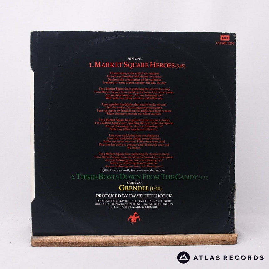 Marillion - Market Square Heroes - A-1 B-1 12" Vinyl Record - VG+/VG+