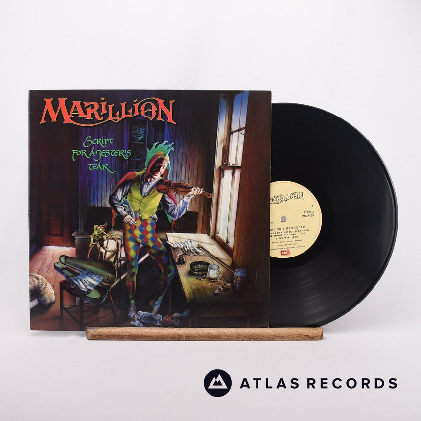 Marillion Script For A Jester's Tear LP Vinyl Record - Front Cover & Record