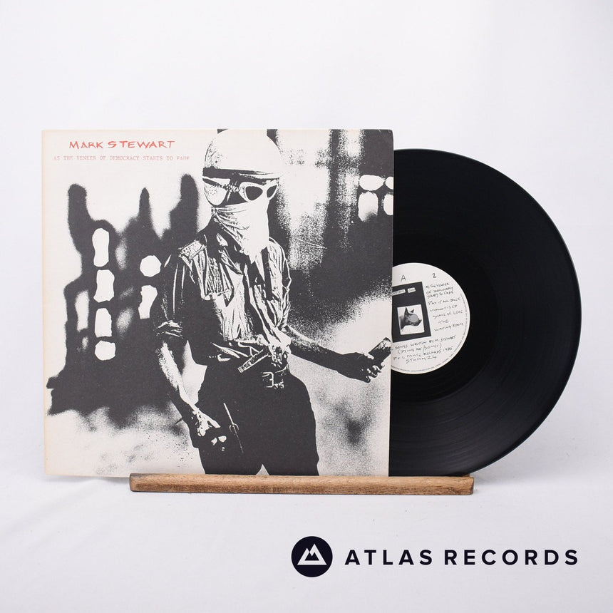 Mark Stewart As The Veneer Of Democracy Starts To Fade LP Vinyl Record - Front Cover & Record