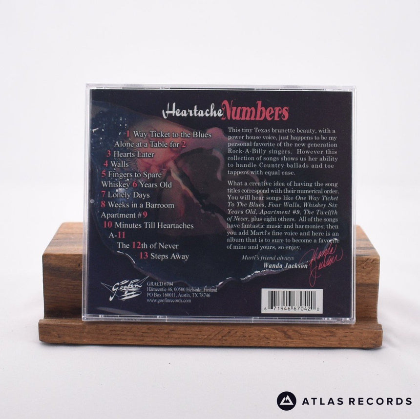 Marti Brom - Marti Brom Sings... Heartache Numbers - Sealed CD - EX/Mint (New)