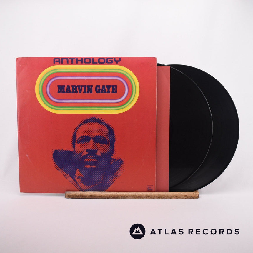 Marvin Gaye Anthology 2 x LP Vinyl Record - Front Cover & Record