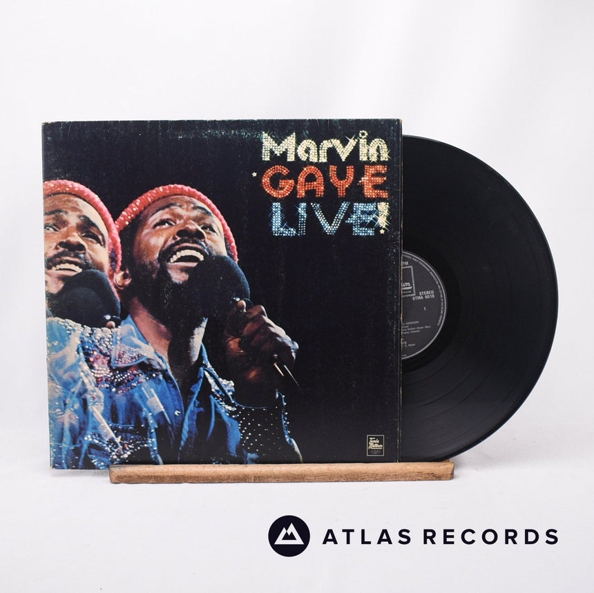 Marvin Gaye Marvin Gaye Live! LP Vinyl Record - Front Cover & Record