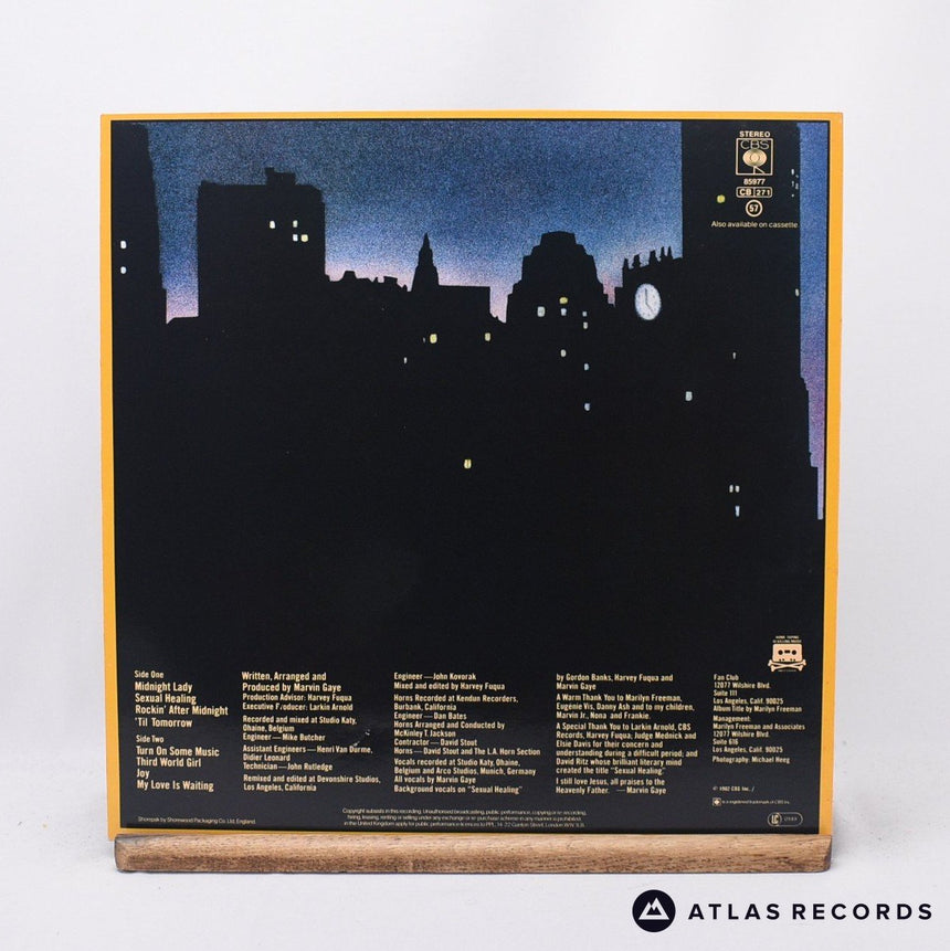 Marvin Gaye - Midnight Love - Insert LP Vinyl Record - EX/EX