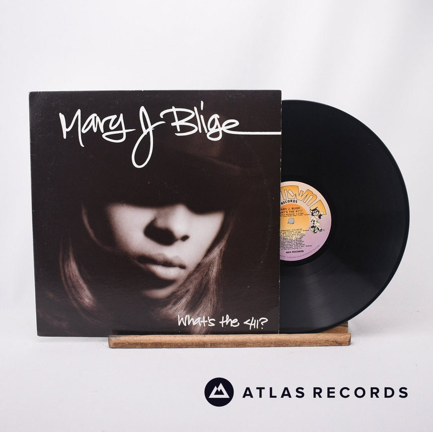 Mary J. Blige What's The 411? LP Vinyl Record - Front Cover & Record