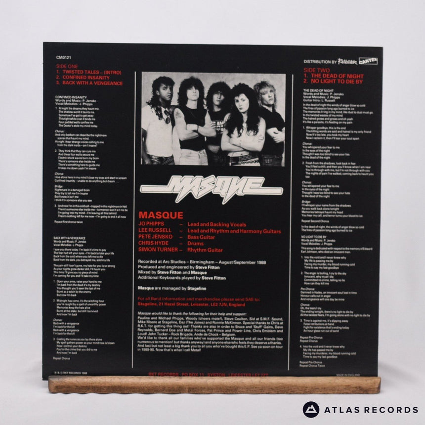 Masque - The Dead Of Night - A1 B1 12" Vinyl Record - EX/EX