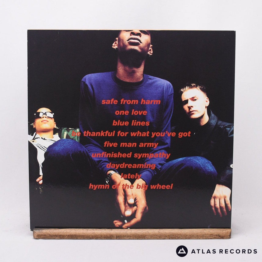 Massive Attack - Blue Lines - 180G Reissue A2 B1 LP Vinyl Record - NM/EX