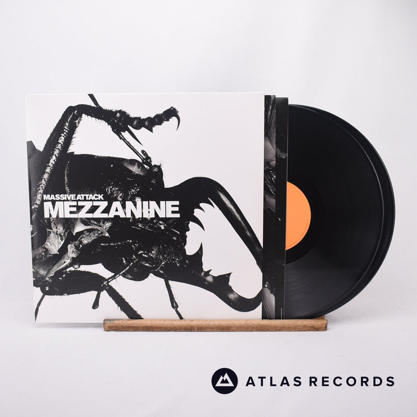 Massive Attack Mezzanine 2 x LP Vinyl Record - Front Cover & Record