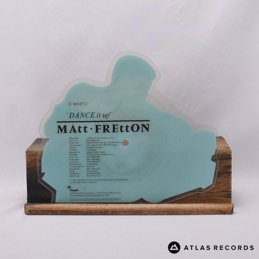 Matt Fretton - Dance It Up - Picture Disc Shape Disc 7" Vinyl Record - VG+/VG+