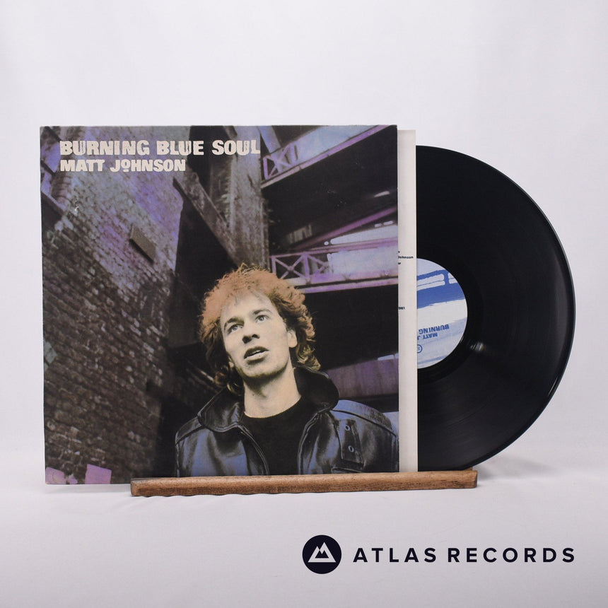 Matt Johnson Burning Blue Soul LP Vinyl Record - Front Cover & Record
