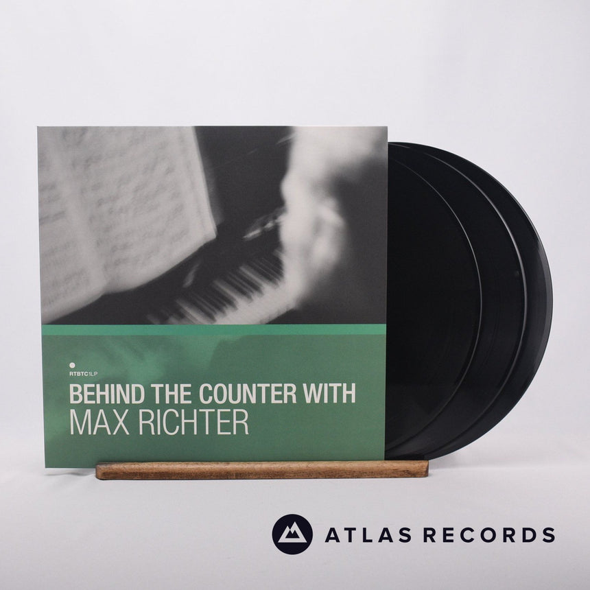 Max Richter Behind The Counter With 3 x LP Vinyl Record - Front Cover & Record
