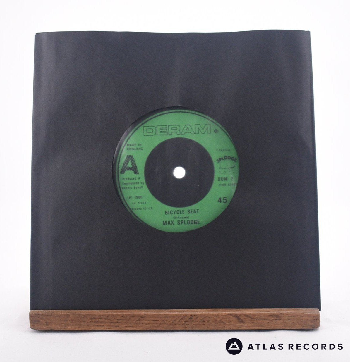 Max Splodge Bicycle Seat 7" Vinyl Record - In Sleeve