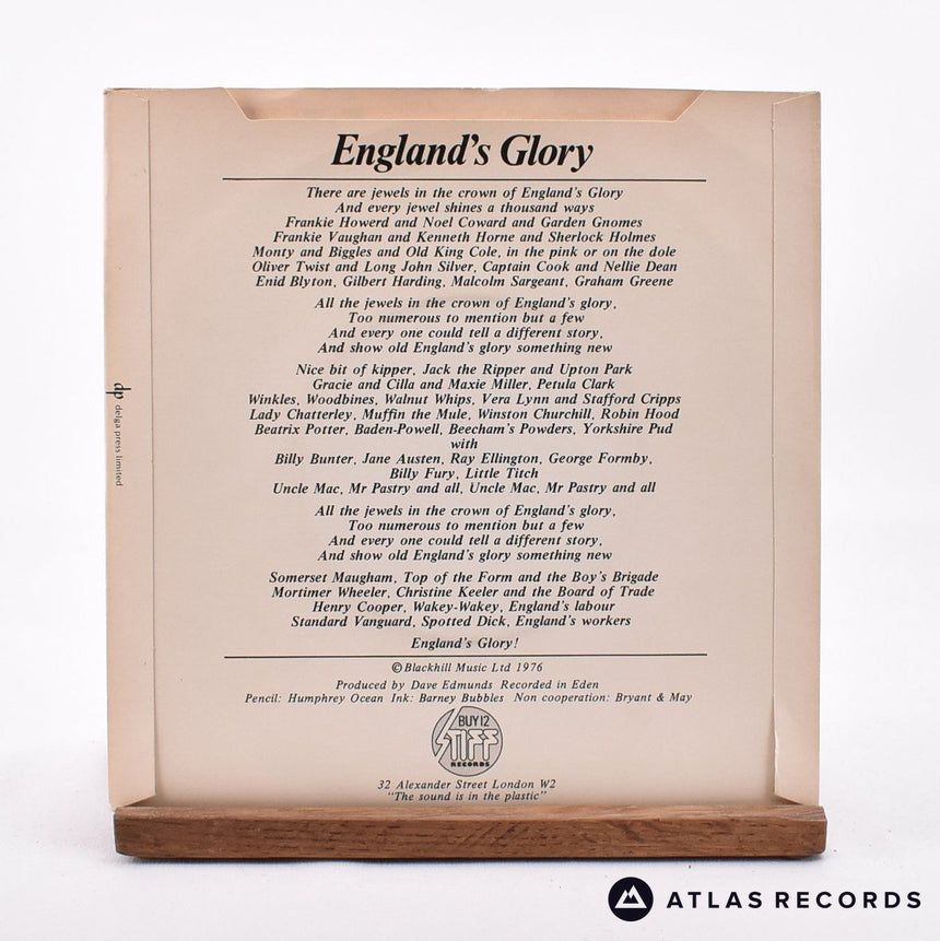 Max Wall - England's Glory - 7" Vinyl Record - VG+/EX