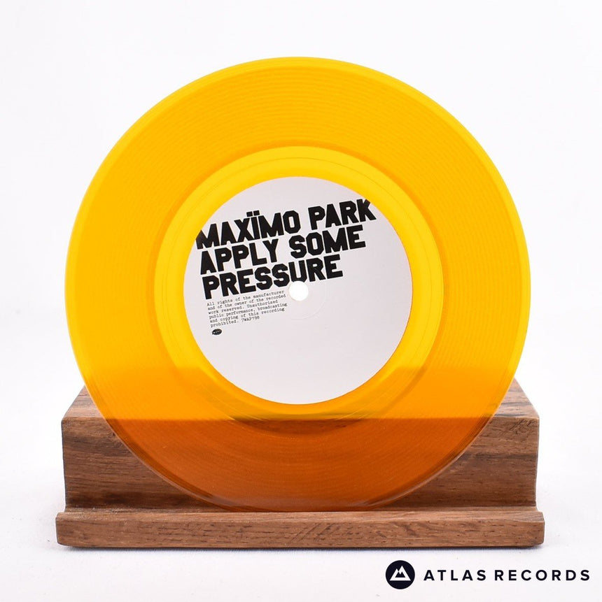 Maxïmo Park - Apply Some Pressure - Orange Translucent 7" Vinyl Record - NM/NM