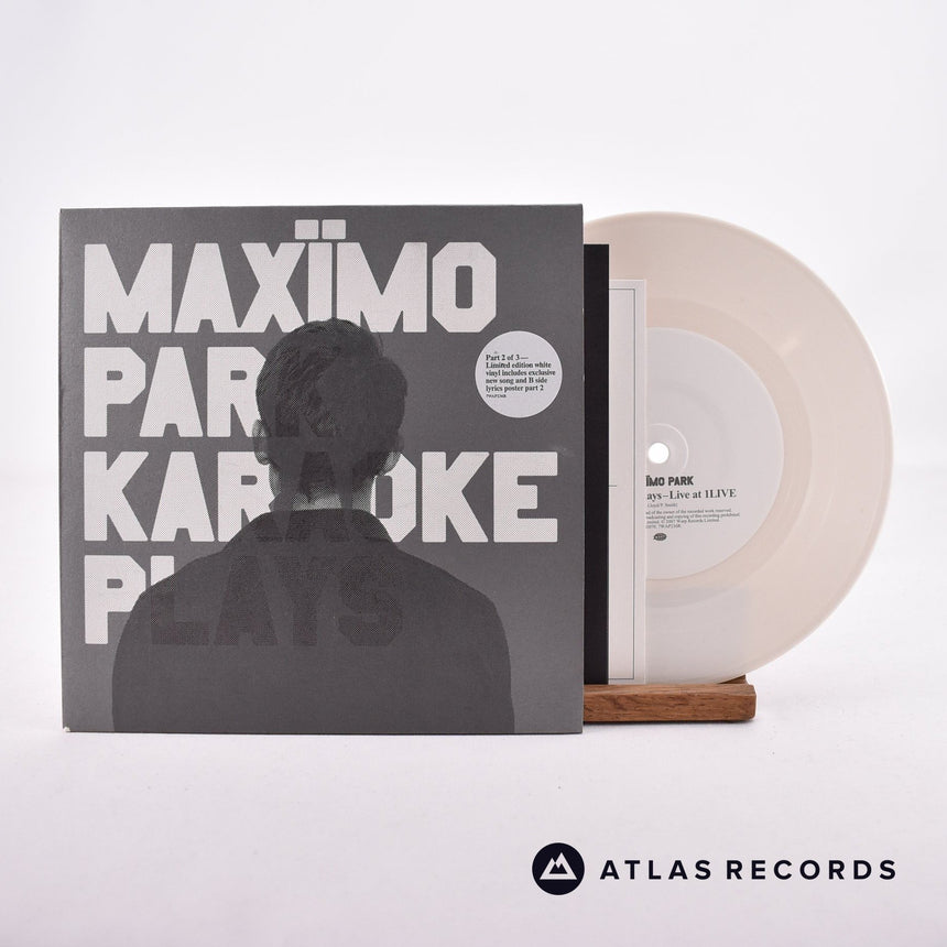 Maxïmo Park Karaoke Plays 7" Vinyl Record - Front Cover & Record