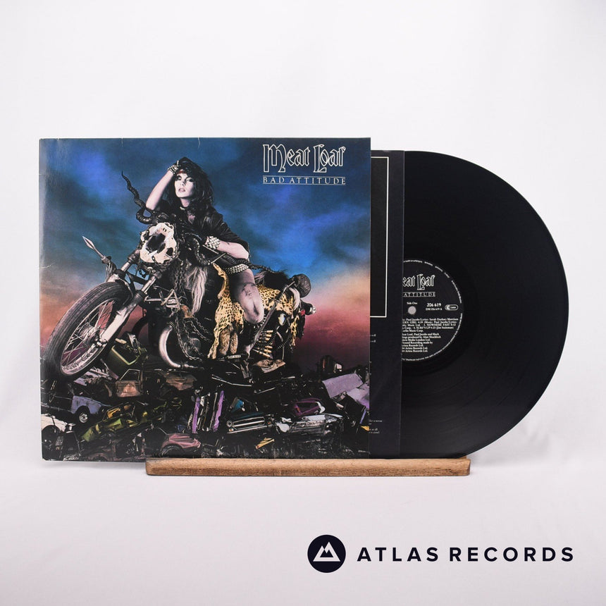 Meat Loaf Bad Attitude LP Vinyl Record - Front Cover & Record