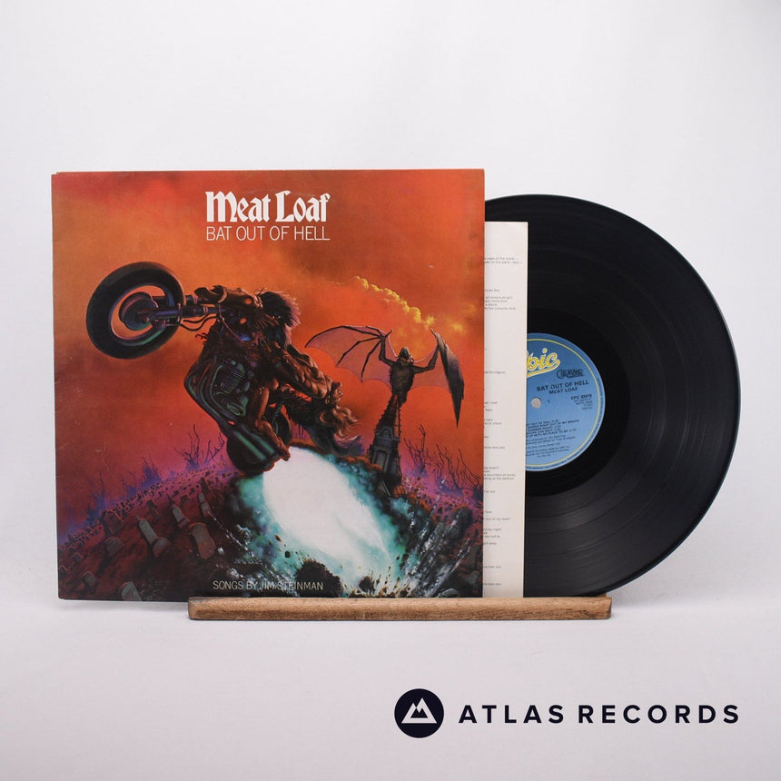 Meat Loaf Bat Out Of Hell LP Vinyl Record - Front Cover & Record