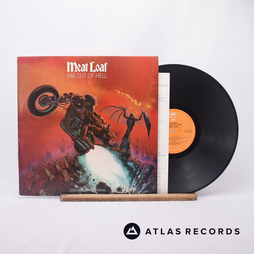Meat Loaf Bat Out Of Hell LP Vinyl Record - Front Cover & Record