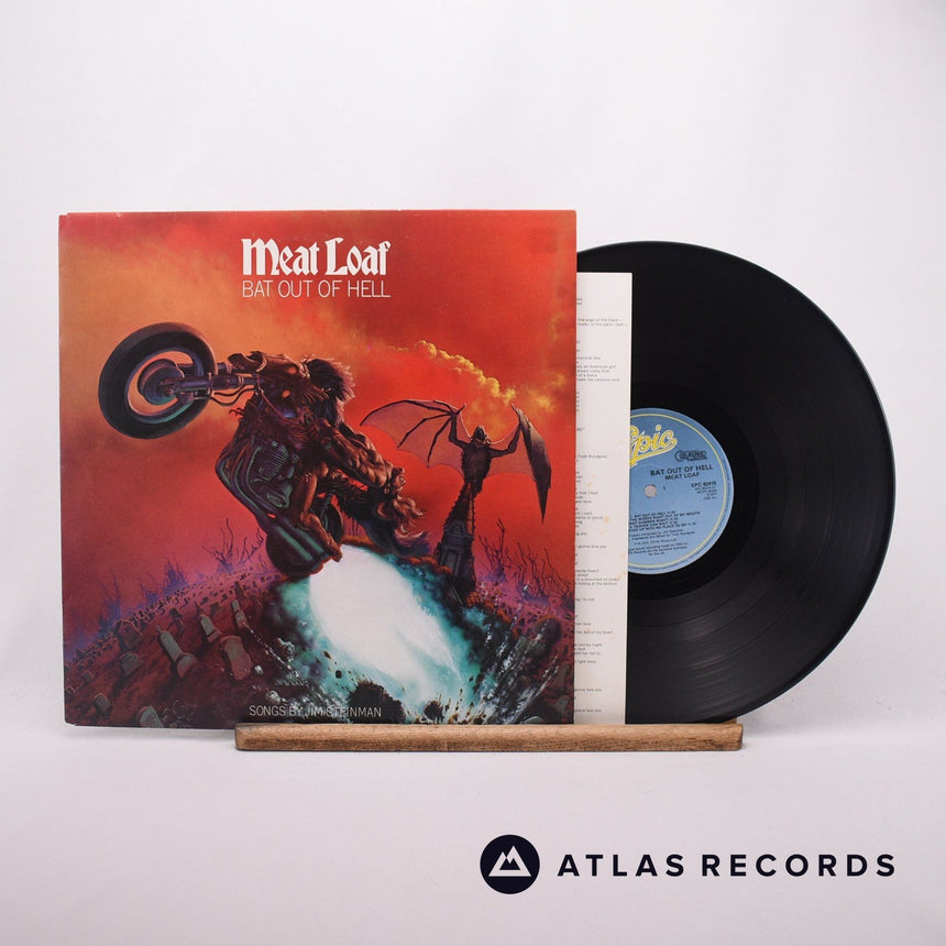 Meat Loaf Bat Out Of Hell LP Vinyl Record - Front Cover & Record